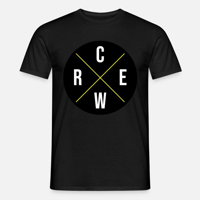 Cercle d’équipage - T-shirt homme - noir