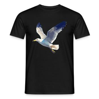 Seagulls Seagull - Men's T-Shirt - black - Front - AI Model Male 178 light (178cm)