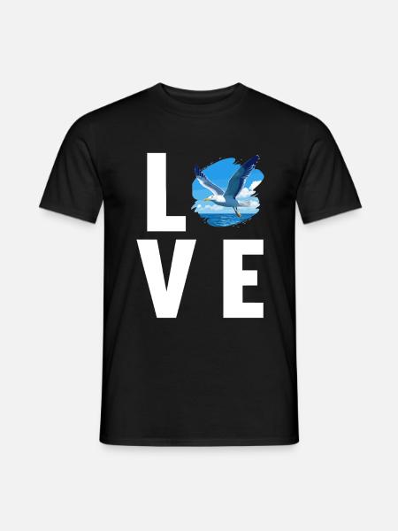 Seagulls Seagull - Men's T-Shirt - black