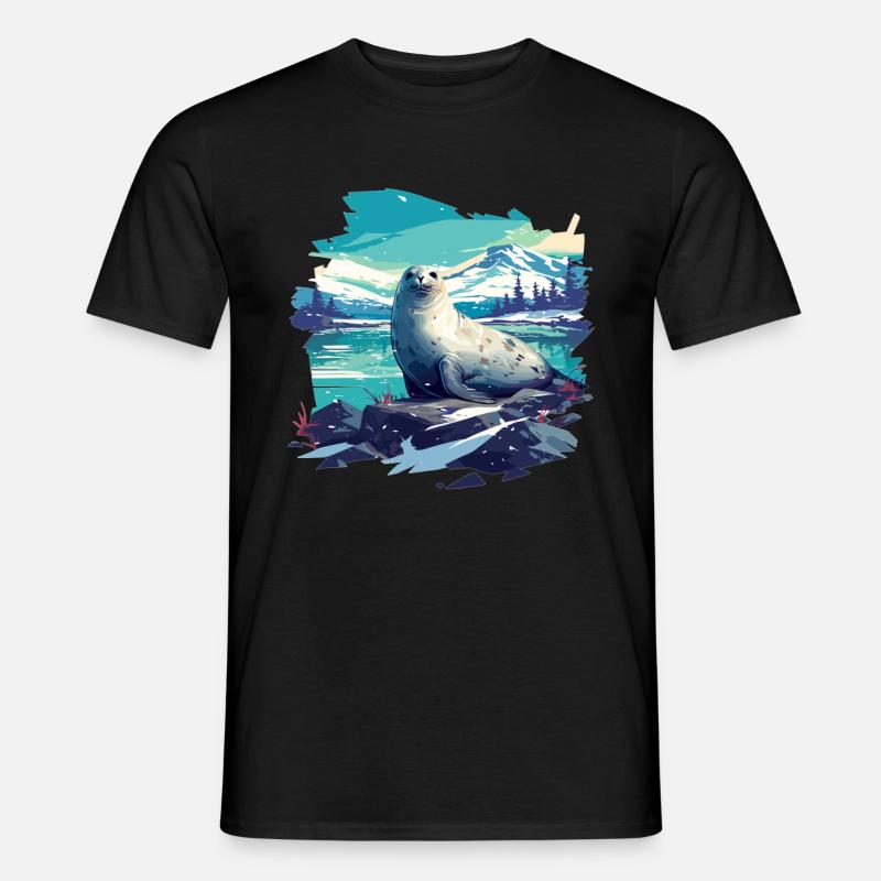 Seals, Seal - Men's T-Shirt - black