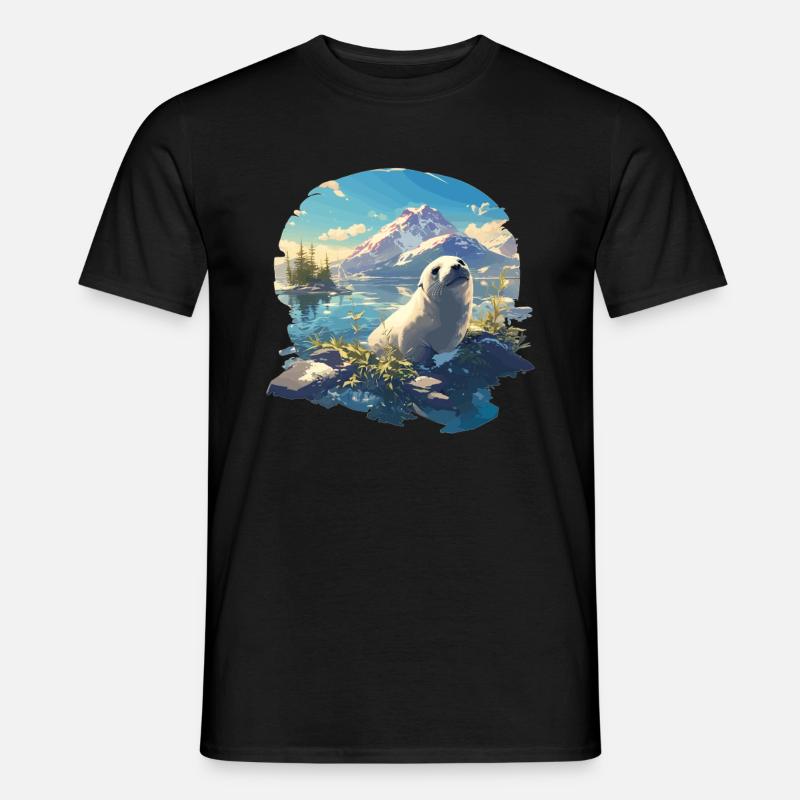 Seals, Seal - Men's T-Shirt - black