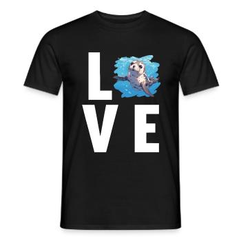 Seals, Seal - Men's T-Shirt - black - Front - AI Model Male 178 light (178cm)