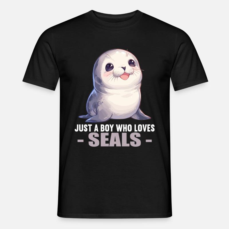 Seals, Seal - Men's T-Shirt - black