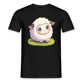 Sheep Sheep - Men's T-Shirt - black - Front - AI Model Male 178 light (178cm)