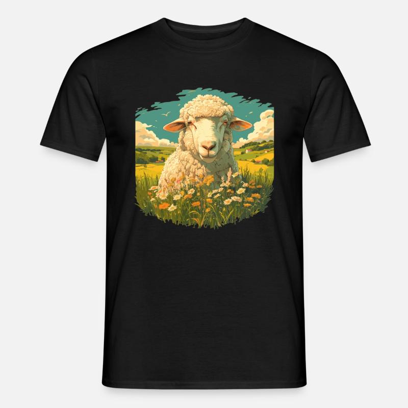 Sheep Sheep - Men’s T-shirt - black