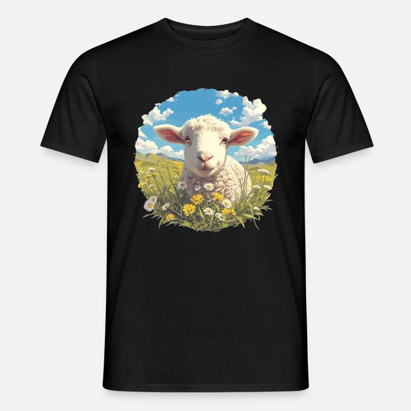 Sheep Sheep - Men’s T-shirt - black