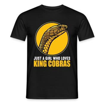 Cobras royaux Cobra royaux - T-shirt homme - noir - Devant - AI Model Male 178 light (178cm)