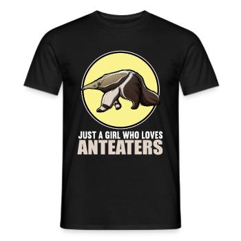 anteaters anteater - Men's T-Shirt - black - Front - AI Model Male 178 light (178cm)
