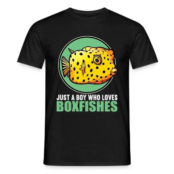 Poisson-coffre Poisson-coffre - T-shirt homme - noir - Devant - AI Model Male 178 light (178cm)