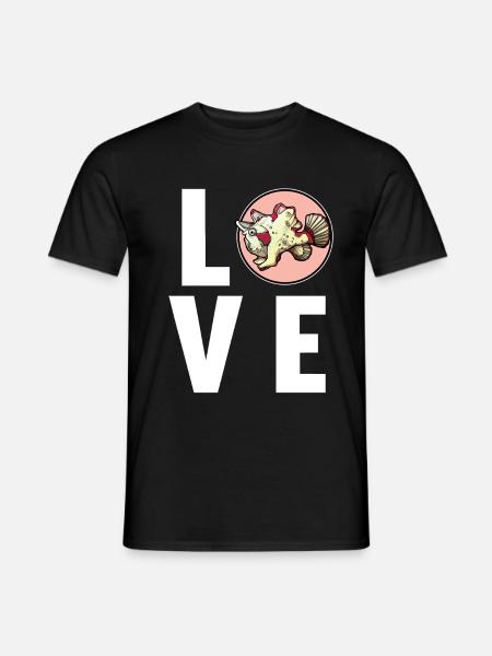 Frogfish Anglerfisch - Men's T-Shirt - black