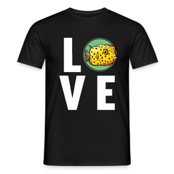 Poisson-coffre Poisson-coffre - T-shirt homme - noir - Devant - AI Model Male 178 light (178cm)