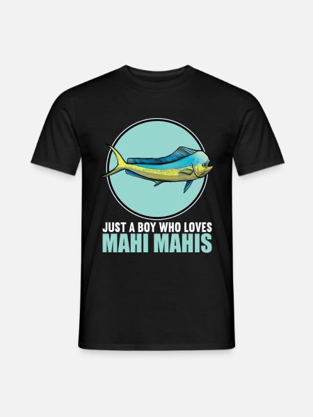 Mahi Mahi Dolphinfish - Men's T-Shirt - black