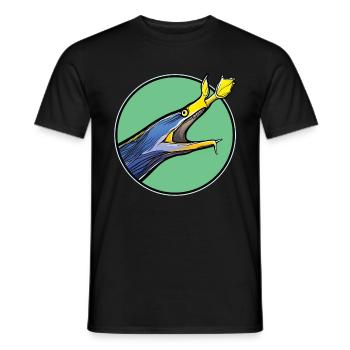 Nasal Moray Eel Ghost Moray - Men's T-Shirt - black - Front - AI Model Male 178 light (178cm)