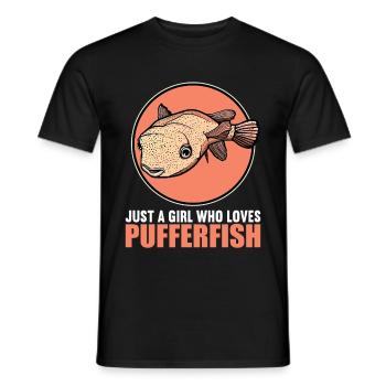 Poisson-globe Poisson-globe - T-shirt homme - noir - Devant - AI Model Male 178 light (178cm)