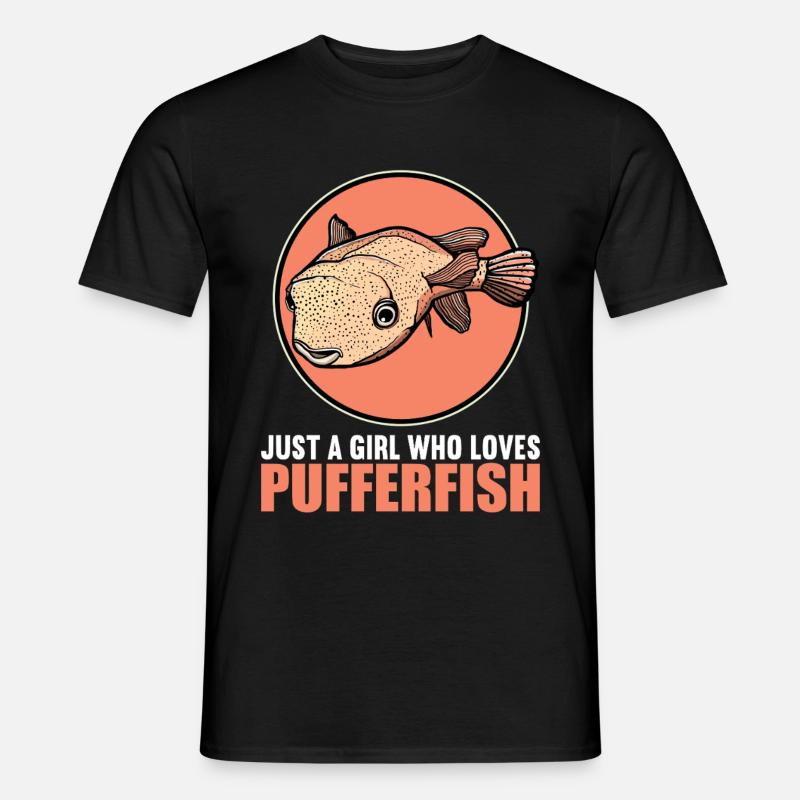 Kugelfische Kugelfisch - Männer T-Shirt - Schwarz