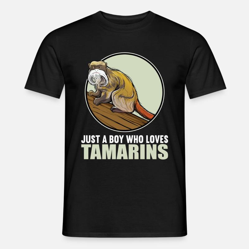 Tamarine Tamarin - Männer T-Shirt - Schwarz