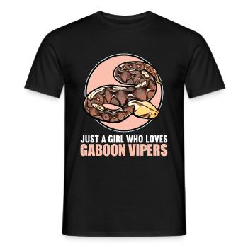 Gabon Vipers Gabon Vipers - T-shirt homme - noir - Devant - AI Model Male 178 light (178cm)