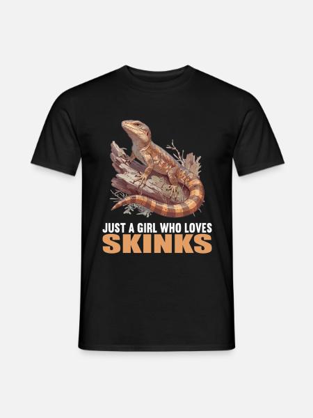 Skinke Skink - Mænd T-shirt - sort