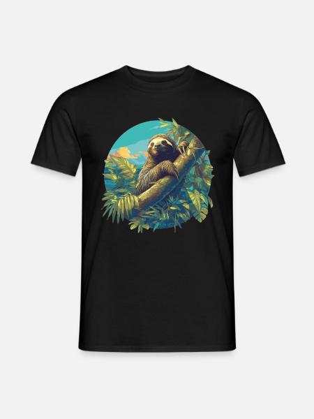 Sloths Sloth - Men's T-Shirt - black