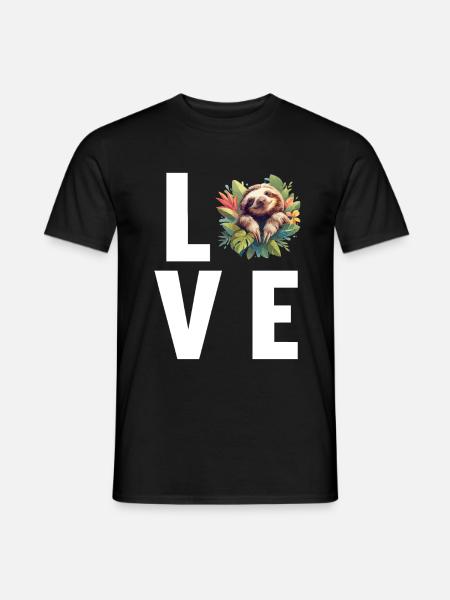Sloths Sloth - Men's T-Shirt - black