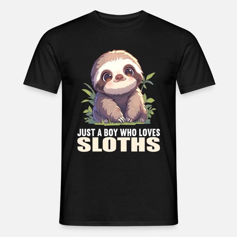 Sloths Sloth - Men's T-Shirt - black