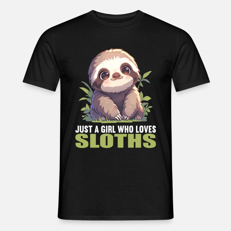 Sloths Sloth - Men’s T-shirt - black