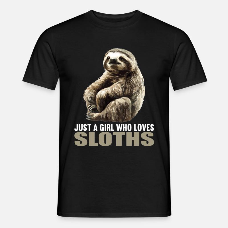 Sloths Sloth - Men's T-Shirt - black