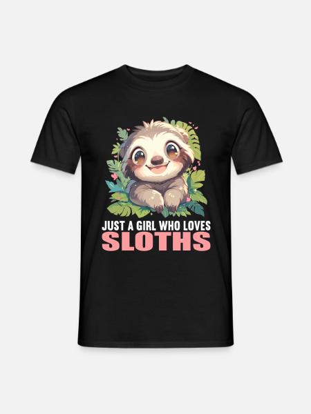 Sloths Sloth - Men's T-Shirt - black