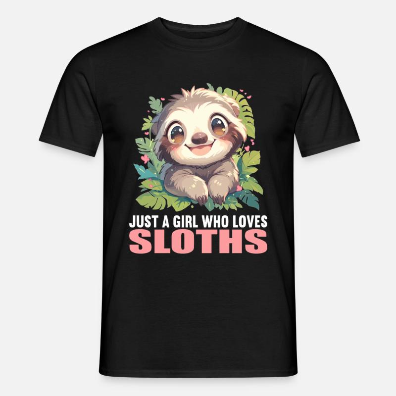 Sloths Sloth - Men's T-Shirt - black