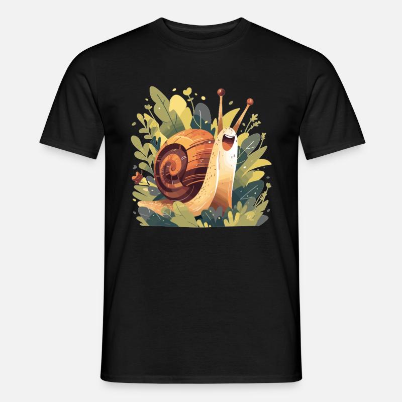 Snails Snail - Men’s T-shirt - black
