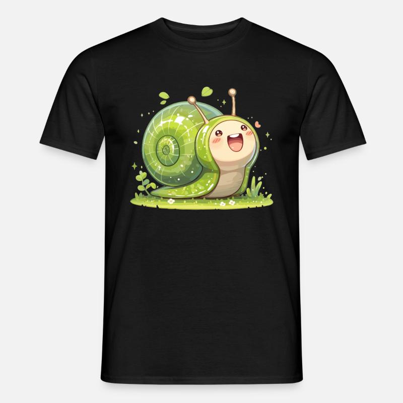 Snails Snail - Men’s T-shirt - black