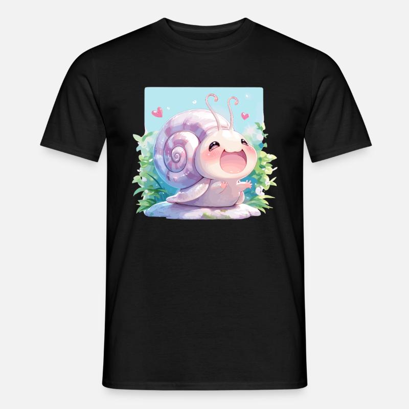 Snails Snail - Men’s T-shirt - black
