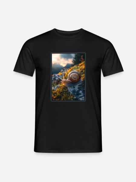 Snails Snail - Men's T-Shirt - black
