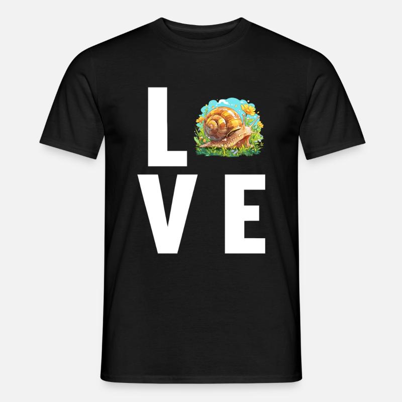 Snails Snail - Men’s T-shirt - black