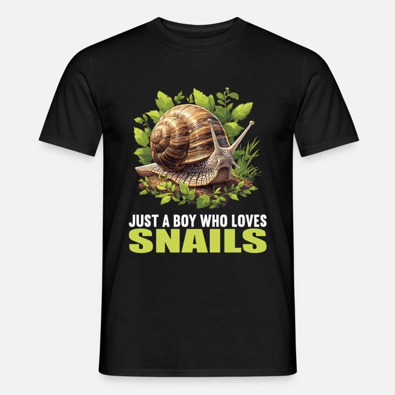 Snails Snail - Men’s T-shirt - black