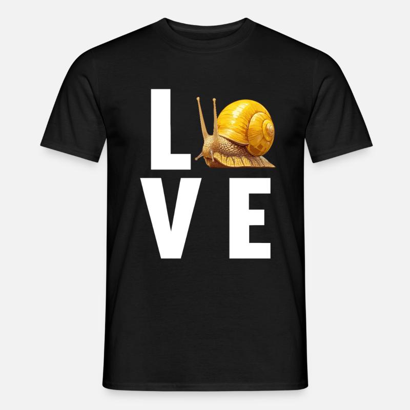 Escargots Escargot - T-shirt homme - noir