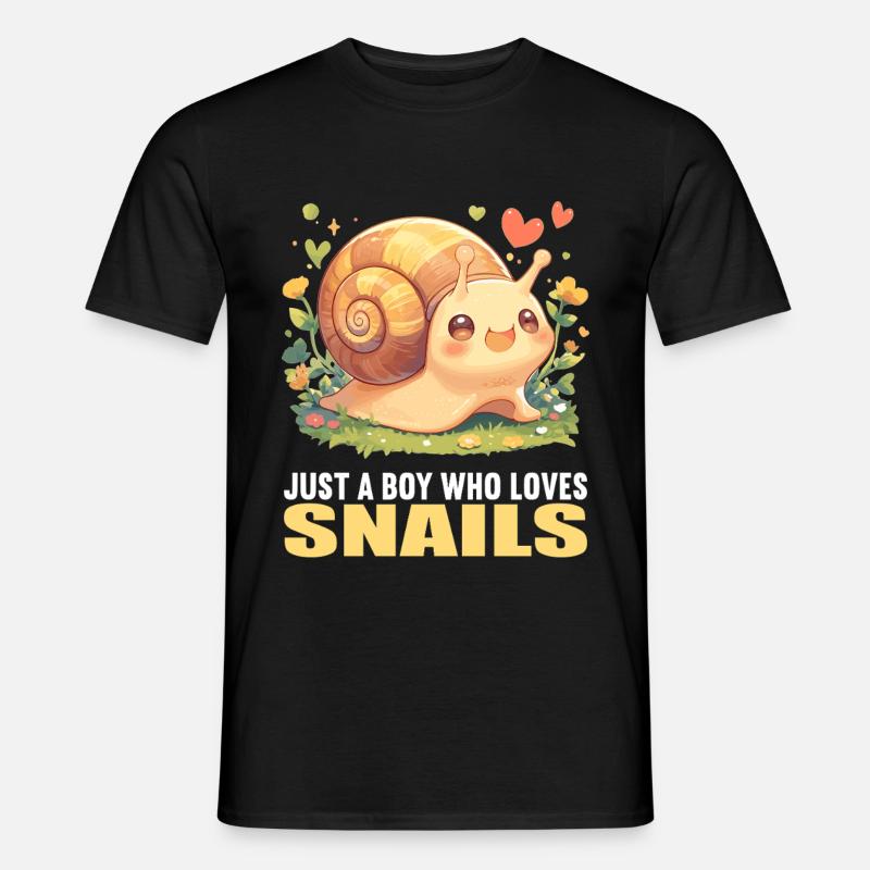 Snails Snail - Men’s T-shirt - black