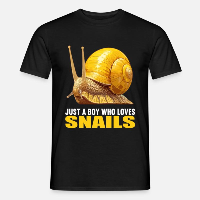 Snails Snail - Men’s T-shirt - black