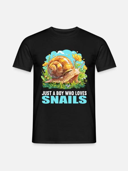 Snails Snail - Men's T-Shirt - black
