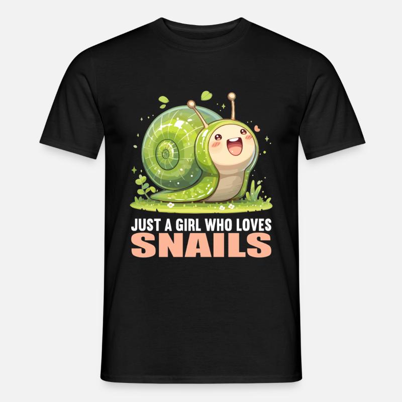 Snails Snail - Men’s T-shirt - black