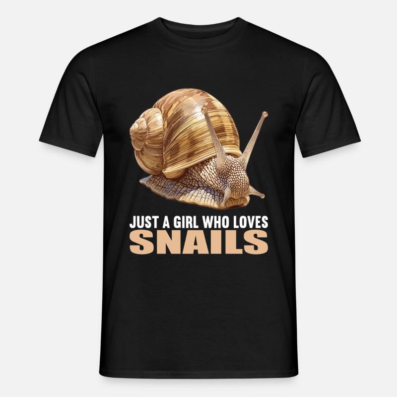 Snails Snail - Men’s T-shirt - black