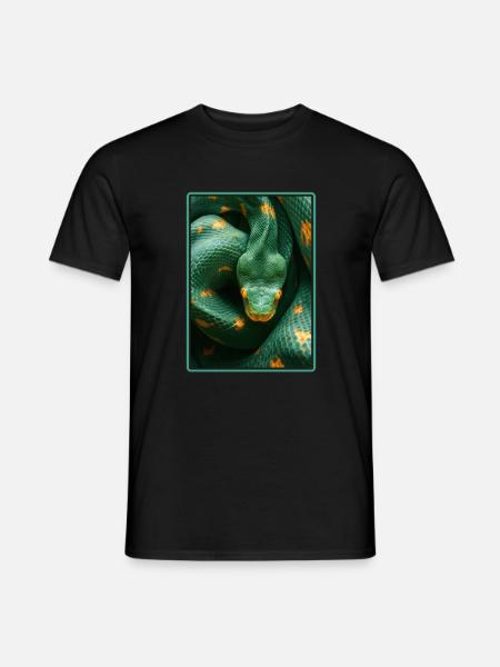 Snakes Snake - Men's T-Shirt - black
