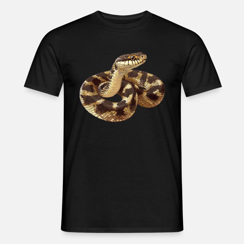 Schlangen Schlange - Männer T-Shirt - Schwarz