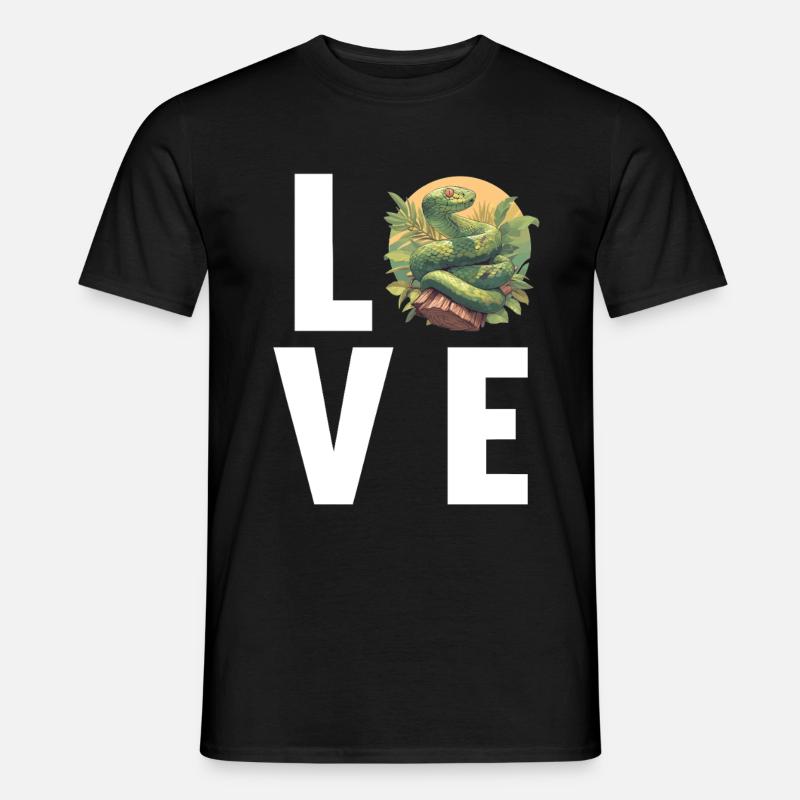 Snakes Snake - Men's T-Shirt - black