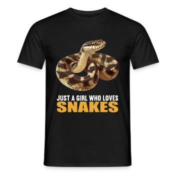 Serpents Serpent - T-shirt homme - noir - Devant - AI Model Male 178 light (178cm)