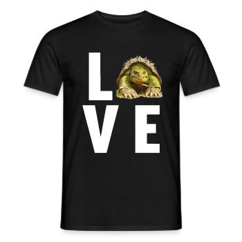 Snapping Turtles Snapping Turtle - Men's T-Shirt - black - Front - AI Model Male 178 light (178cm)