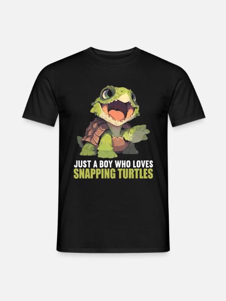 Snapping Turtles Snapping Turtle - Men's T-Shirt - black