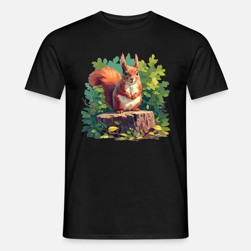 Squirrel - Men's T-Shirt - black