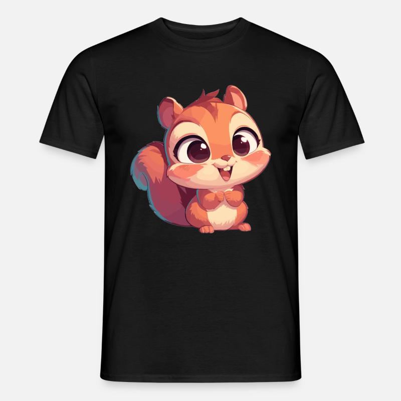 Squirrel - Men's T-Shirt - black