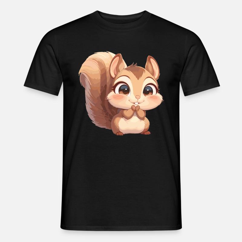 Squirrel - Men's T-Shirt - black